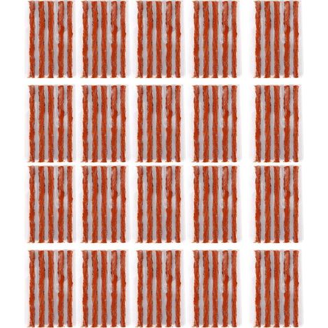 Reifenreparaturstreifen – 6 mm x 10 cm – Für schlauchlose Reifen – Fahrrad, Auto, ATV, UTV, Rasenmäher – 100 Stück (1/5)