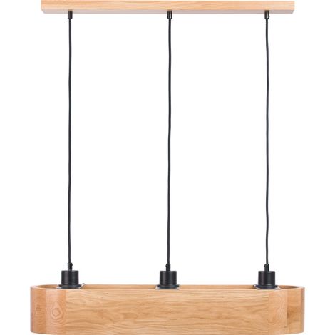 Lampada a sospensione ovale ANTILIA lampadario OAK 700mm (1/5)