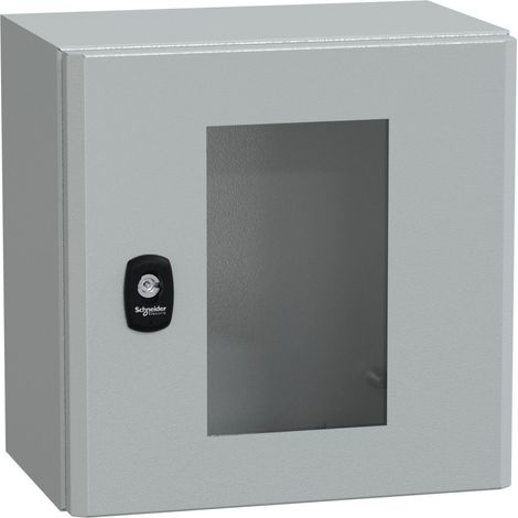 Spacial S3D - H300xL300xP200 mm + porte vitrée - NSYS3D3320T (1/2)