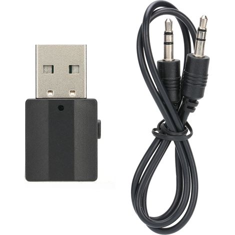 Émetteur-récepteur Bluetooth 5.0 portable 2 en 1, adaptateur, commutation en un clic, Plug and Play (1/5)