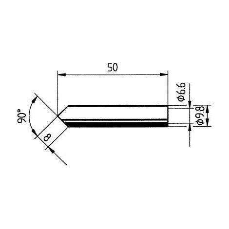 ERSA Ersatz-Lötspitze 8 mm BDS.angeschr. ERSA (1/3)