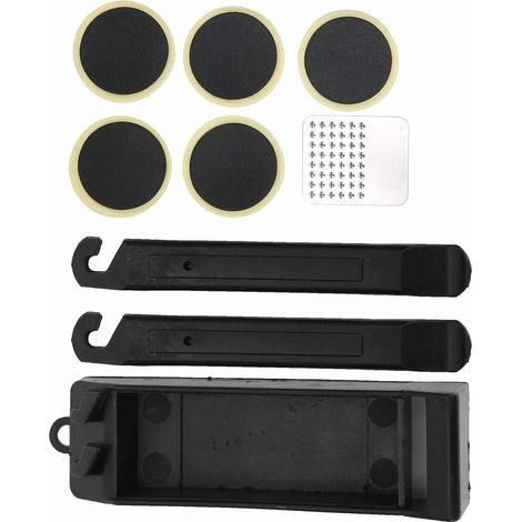 Glue-Free Tire Repair Kit with Levers for Bicycles (1/5)