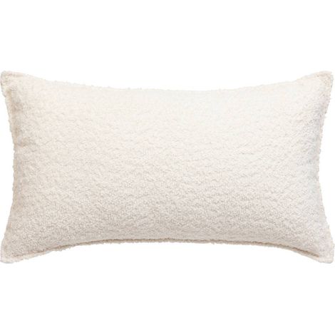 Cojín bouclette Soana blanco marfil 30x50cm - Atmosphera créateur d'intérieur