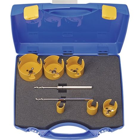 Lochsägensatz Multi Purpose 8-tlg.25-80mm Schnitt-T.52mm HM-bestückt