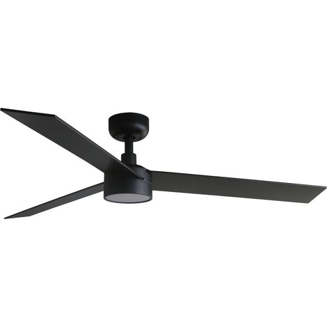 Faro Rudder Large Led Black, Walnut DC Ceiling Fan 6 Speed (1/4)