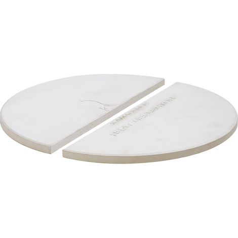 Déflecteur de chaleur demi-rond (x2) pour Kamado Big Joe (1/3)