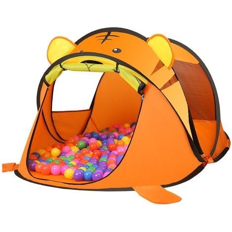 Tente Enfant Dinosaure Tente pour Enfants Intérieur et Extérieur Fun Playhouse Tentes avec Thème Little Tigerpour Enfants Âge 3 4 5 6 7… (1/4)