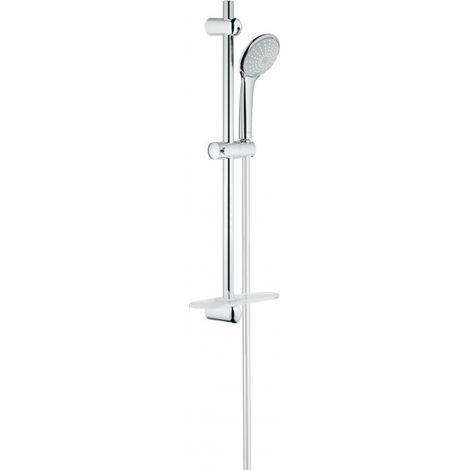 Juego de barra de ducha de dos chorros en latón cromado - Grohe Euphoria (1/4)