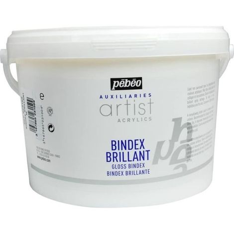 Pot Bindex Artist Acrylics 4 litres Brillant