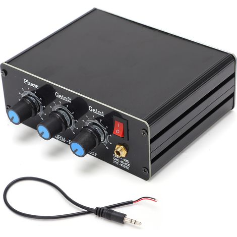 Éliminateur QRM en alliage d'aluminium XPhase 130 MHz, récepteur de Signal Radio à bandes HF, contrôle PTT intégré (1/5)