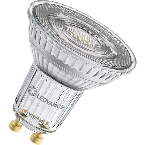 LED PAR16 2,4 W (ÉQUIVALENT 35 W) GU10 3000 K 36 DEGRÉS RA90 À INTENSITÉ VARIABLE LEDVANCE 4099854456817