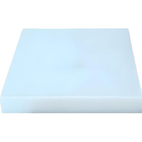 Planche à découper épaisse en fibre coloris blanc - Longueur 40 x Profondeur 40 x Hauteur 5 cm (1/5)