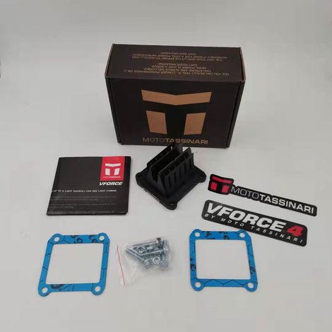 Soupape à palette V-force 4 V4R26 pour KTM 125 SX 300 XC, accessoire de performance améliorant le débit d’air des moteurs deux temps. (1/5)