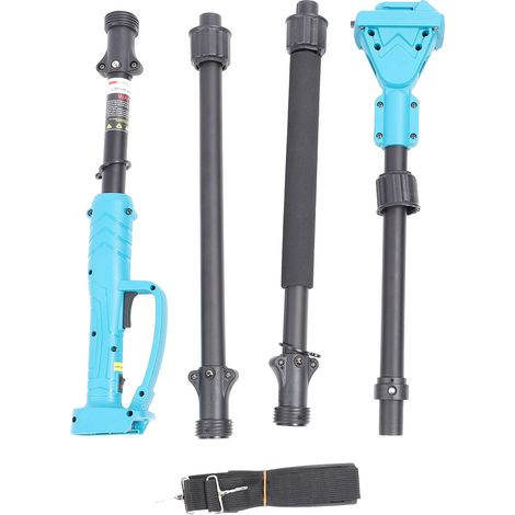 Eujgoov Rallonge d'élagage, Alliage d'aluminium avec Longueur Réglable, 4 Sections pour Batterie BL1820 BL1830 BL1840 BL1850 BL1860, Idéale pour la Coupe des Branches Hautes