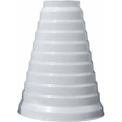 Réducteur universel amélioré plus épais pour systèmes de ventilation 80/200mm de diamètre réducteur de tuyau rond en PVC utilisé avec climatisation pour conduits et ventilateurs d'extraction (8–20 cm)