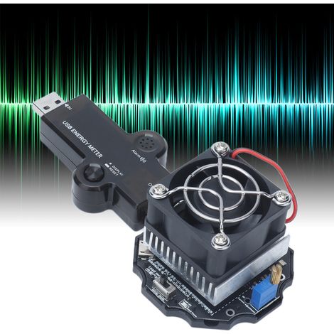 Testeur USB Bluetooth, ampèremètre et voltmètre de chargeur, mesureur de capacité et de puissance de batterie externe, wattmètre CC, version Bluetooth avec amélioration des couleurs + charge à courant (1/5)