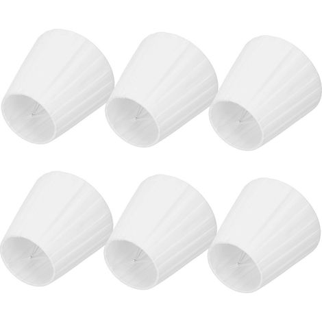Lot de 6 abat-jour pour lustre, applique murale, accessoire d'éclairage pour la décoration de la chambre à coucher. (1/4)