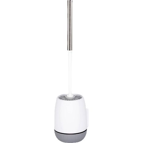 Brosse de toilette en silicone avec support à séchage rapide (1/3)