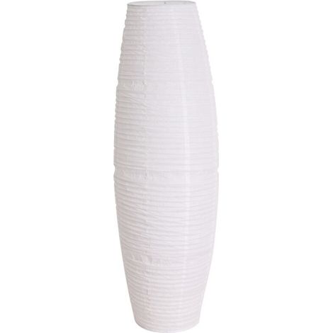 Lampadaire en papier de riz   Abat-jour blanc   Éclairage diffus pour salon   Installation simple et ambiance chaleureuse