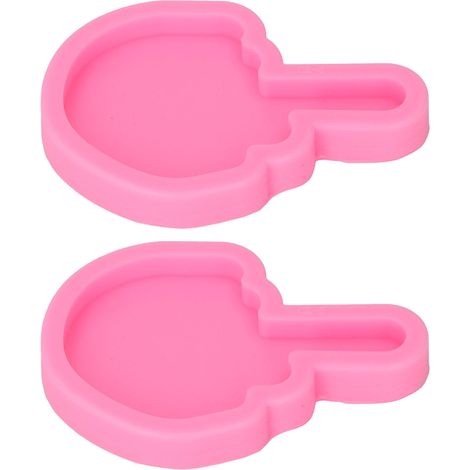 Lot de 2 moules à fondant faciles à nettoyer, pour la création de décorations et de décorations en silicone souple et élastique de qualité alimentaire.