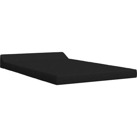 Divano Letto  Sofa bed Pieghevole Nero 120 x 60 x 49 cm Tessuto (1/5)