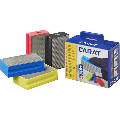Carat DIAMANT SCHLEIFBLÖCKE SET 60 120 200 400 Körnung 4 teilig EHPSET0400 (1/2)