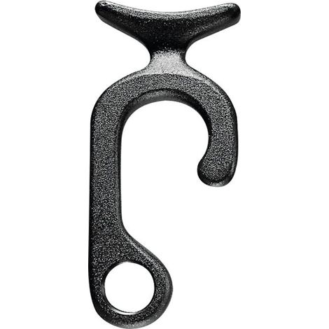 Attache pare-battage sur rail 20 à 22 mm Noir - LALIZAS - noir - (1/3)