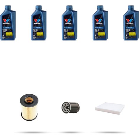 Kit tagliando 3 FILTRI e 5L OLIO compatibile con Ford Tourneo Connect II 1.0 EcoBoost 74kw dal 2013 (1/5)