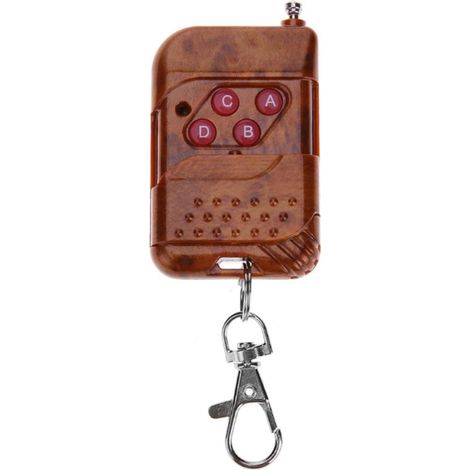 Télécommande 433 MHz à 4 boutons avec fonction de clonage et de duplication pour ouvre-porte de garage électrique. (1/5)