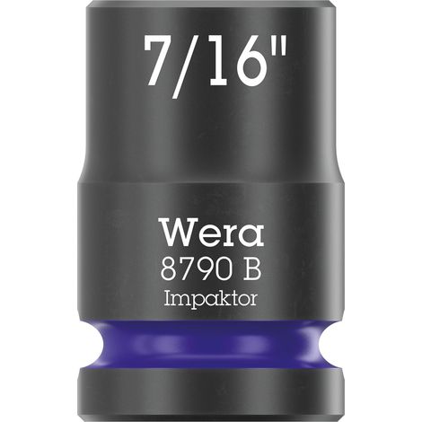 Wera 05005517001 8790 B - Inserto per chiave a bussola con attacco da 3/8", 7/16" x 30 mm (1/5)