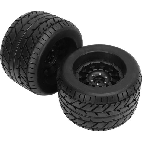 pneus en caoutchouc hexagonaux avec coupleurs pour camion RC Arrma, Traxxas, HPI et Tekno MT410 1/8 Monster Truck, moyeu de type B (1/5)