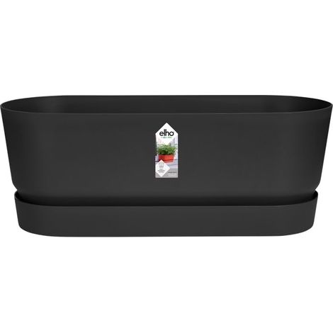 Long 50cm Jardinière - Living Noir (1/5)