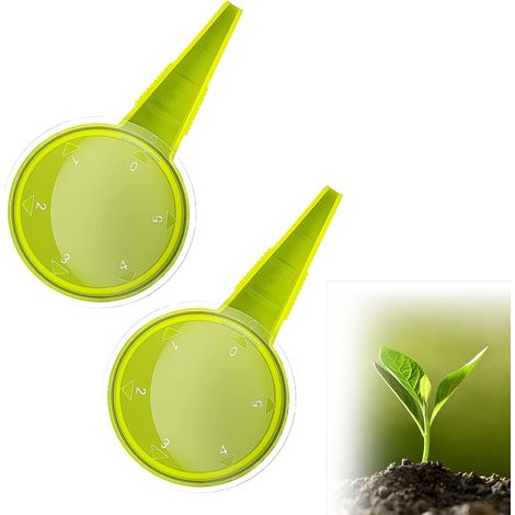 2 Semoir, Distributeur de graines réglable, Plastique durable, Outil de semis, Pour jardin et plantes (1/5)