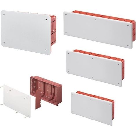 Cassetta Derivazione Da Incasso 196X152X70 ( Elettrocanali Cod. Ec350C6 )