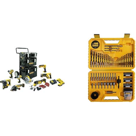 Kit 8 Outils XR 18V 5Ah Brushless - Perceuse Visseuse à Percussion, Visseuse à Chocs (1/5)