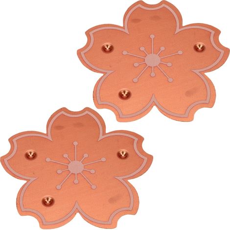 Bain pour Oiseaux en Cuivre Support Trois Points Nettoyant Disque C (1/5)