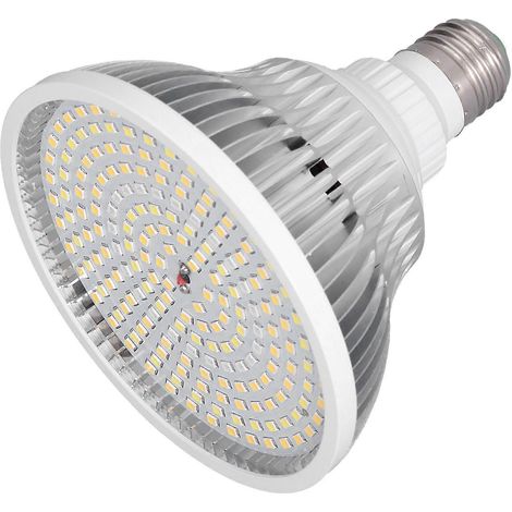 Lampe de Croissance Végétale LED 200LEDs 22W E27 Plein Spectre pour Serre et Jardin, Ampoule Horticole AC85V-285V (1/5)