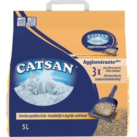 CATSAN LITIERE COMPACTE - POUR CHAT -5L 620420