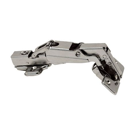 CERNIERA INCASSO 165  ° SERIE  RALLENTATA + BASETTA - COLLO 0 ACC NICH F.MM 35X11 REGISTRABILE- 10 pezzi