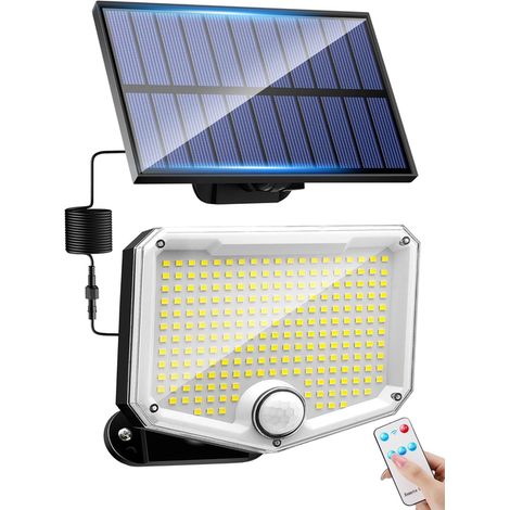 Lampe de sécurité extérieure solaire avec détecteur de mouvement, lampe de jardin extérieure solaire, (1/5)
