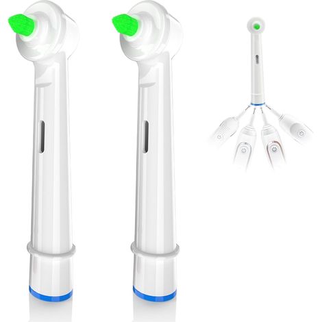 Interdental Lot de 2 brossettes de rechange pour espaces interdentaires compatibles avec les têtes de brosse (1/5)