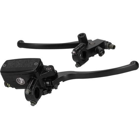 Alliage d'aluminium de commande numérique par ordinateur de noir d'ensemble de levier d'embrayage de frein hydraulique de moto de 22mm (1/5)