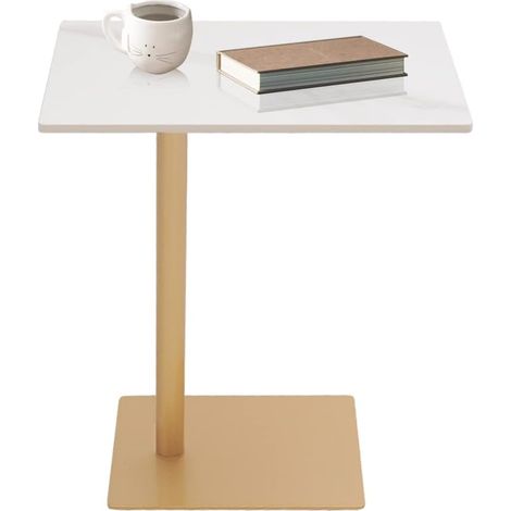 Table d'appoint en Pierre frittée, Table d'appoint en Forme de C (1/5)