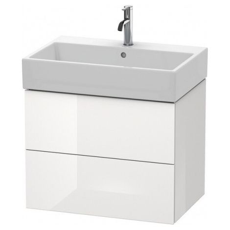 Duravit L-Cube bâti-support lavabo suspendu, 2 tiroirs,