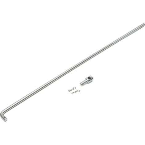 Tige de papillon des gaz de 14,96 pouces, tringlerie de papillon des gaz, clip universel réglable pour accélérateur automobile, convient pour Chevrolet, etc. (1/5)