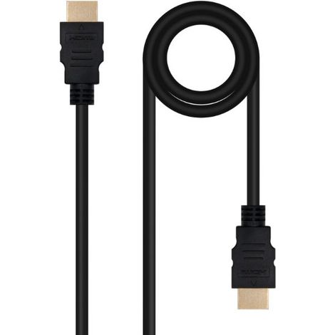 Nanocable Cable HDMI V2.0 4K@60Hz 18Gbps A/M-A/M, 10m, noir