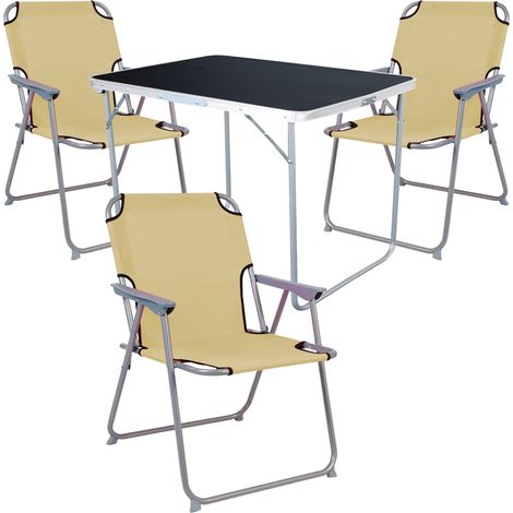 4-tlg Campingsessel Lila + Campingtisch-MMC330871B+3xMPO2600B (1/4)