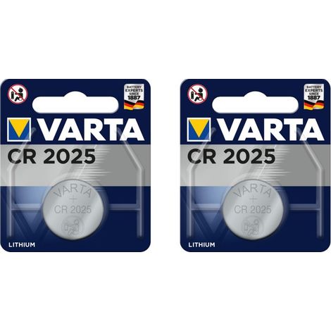 .Varta CR 2025 3V au lithium.