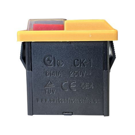 CK-1 Elektromagnetische Drucktastenschalter Start/Stop 250V 6A 4Pins (1/4)