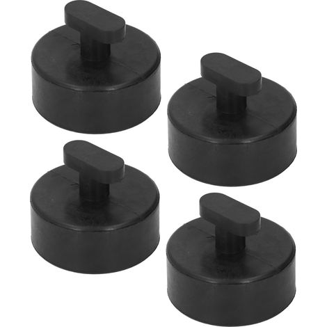 Lot de 4 patins de levage robustes en caoutchouc anti-flexion pour tous modèles de voitures (1/5)